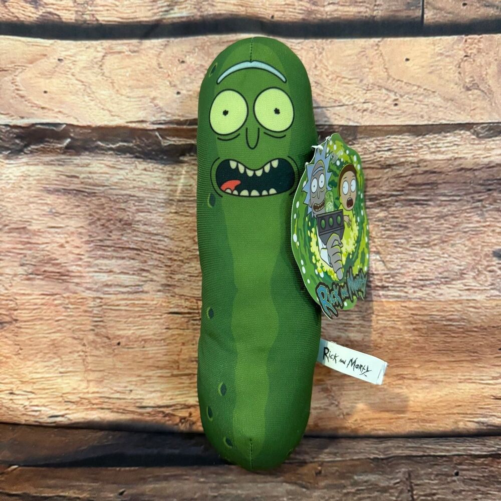 Toy Factory Adult Swim Pickle Rick Rick and Morty Plush Stuffed Animal 7"